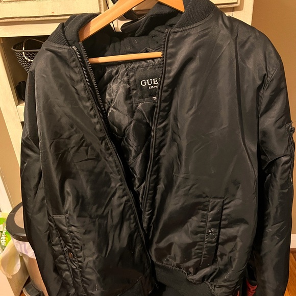 Guess jacket hooded large - Picture 1 of 5